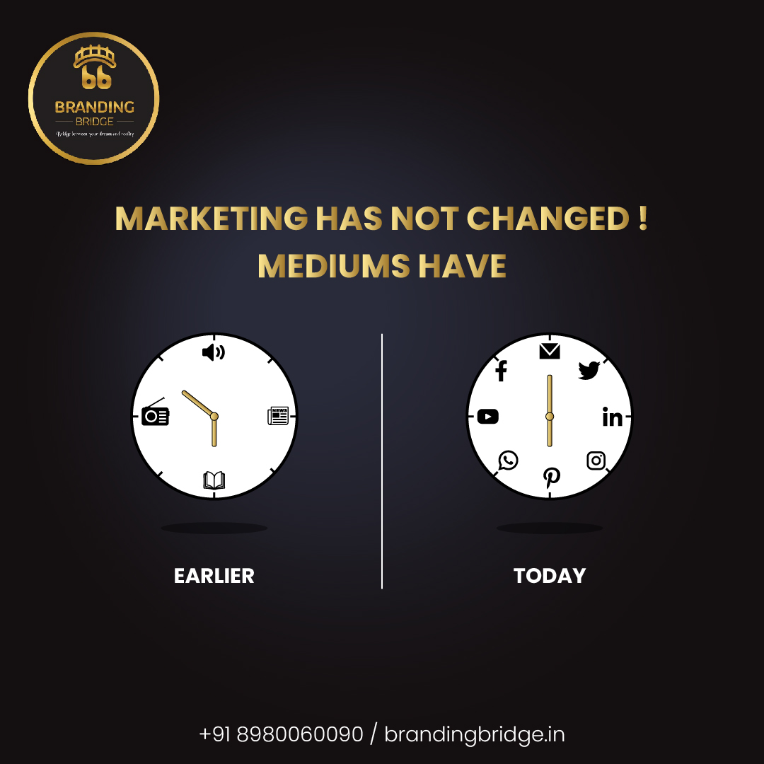 Marketing Has Not Changed! Mediums Are Have