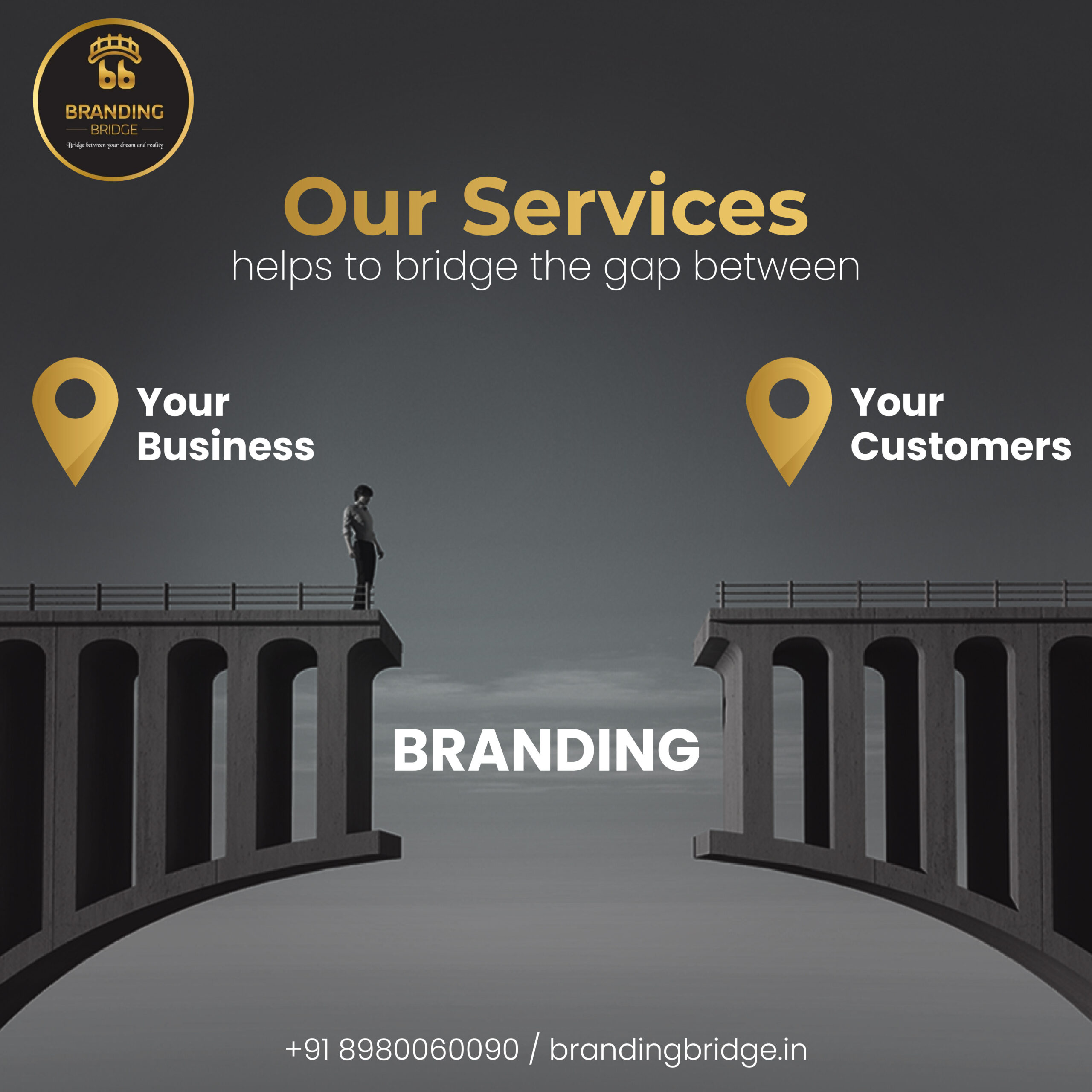 Our Services Helps To Branding Bridge The Gap Between