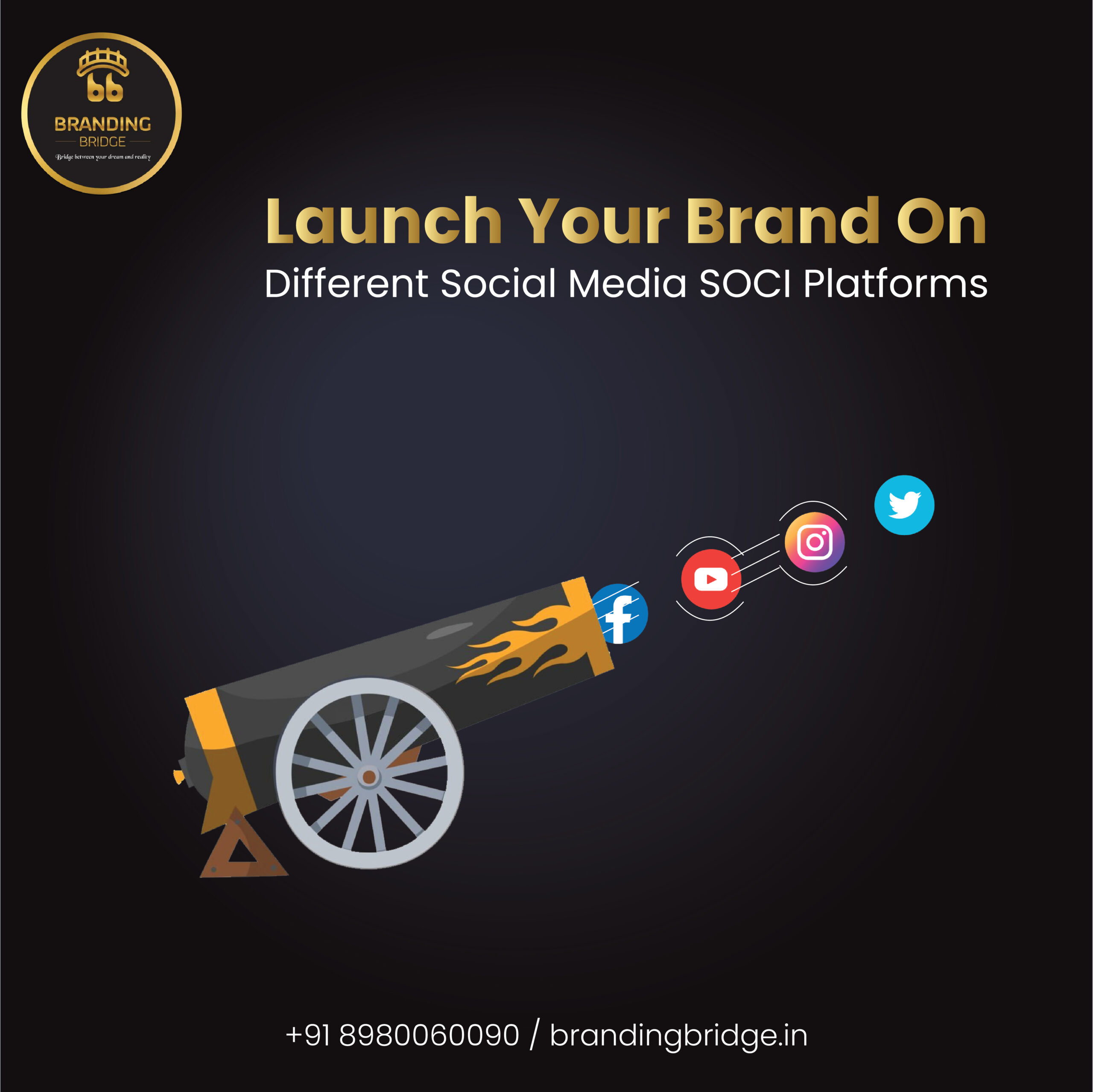 Launch Your Brand On Different Social Media Through